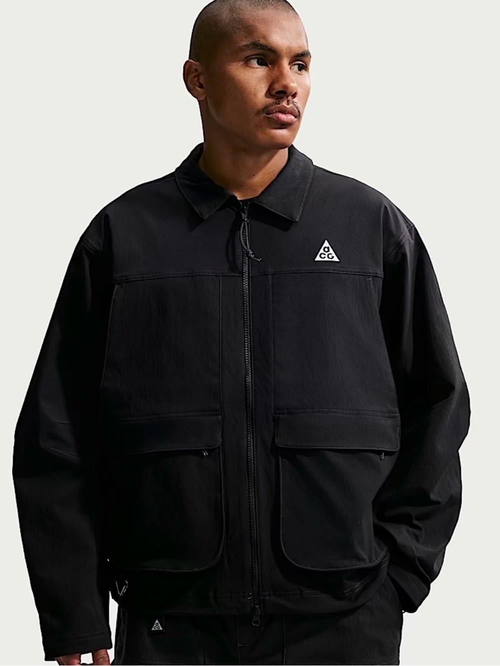 Nike ACG Smith Summit UV jacket- Black Lightweight Shirt Jacket